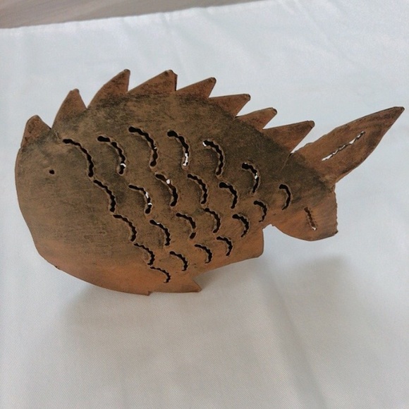 Fish home decor & candle holder - Picture 1 of 12